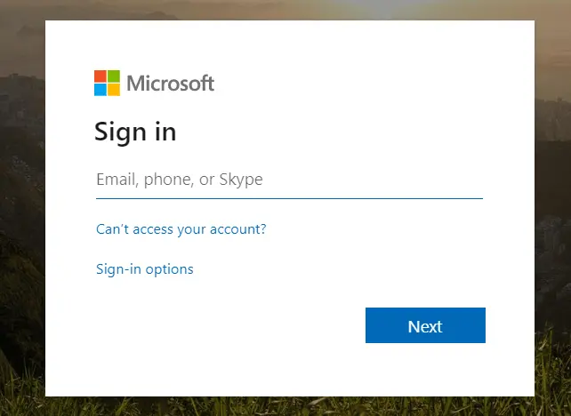 BigCommerce Microsoft Entra ID SSO: Microsoft Entra ID login
