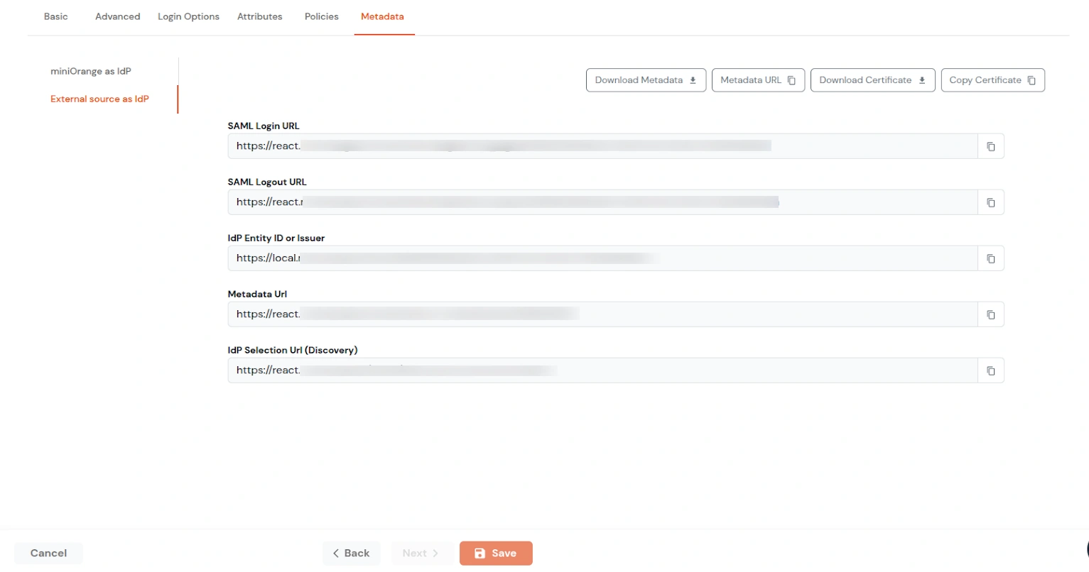 Zendesk SAML Single Sign-On (SSO) Select External source as IdP
