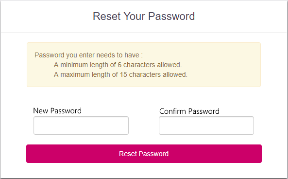 sap reset password