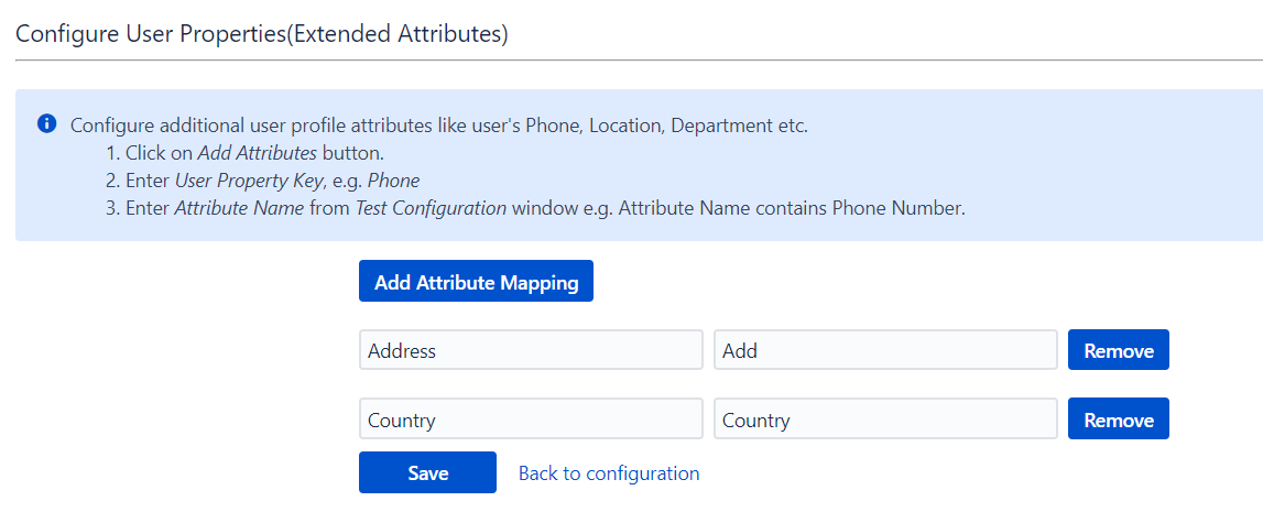 Configure Custom User Attribute