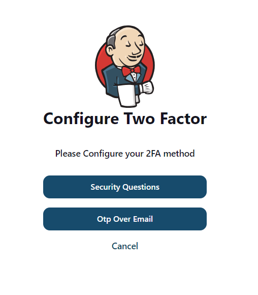 miniOrange Jenkins 2fa Configure Authentication Methods