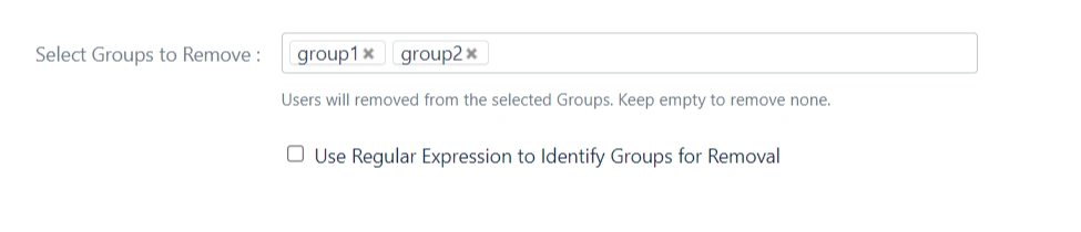 Crowd Bulk User Management Select groups to remove 
