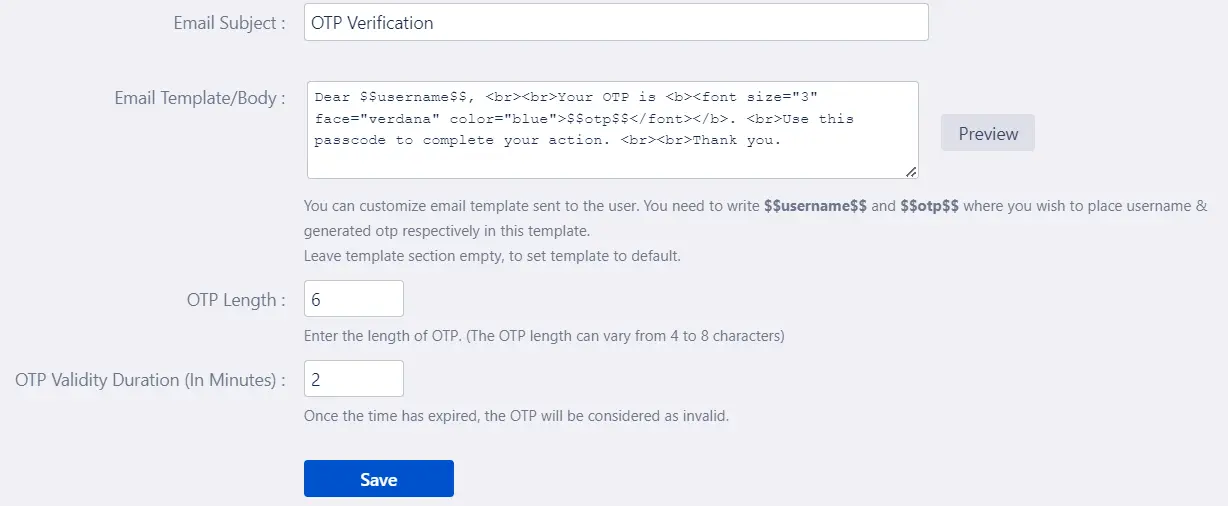Setup Two Factor (2FA / MFA) Authentication for Jira using OTP, KBA, TOTP methods otp over email setting