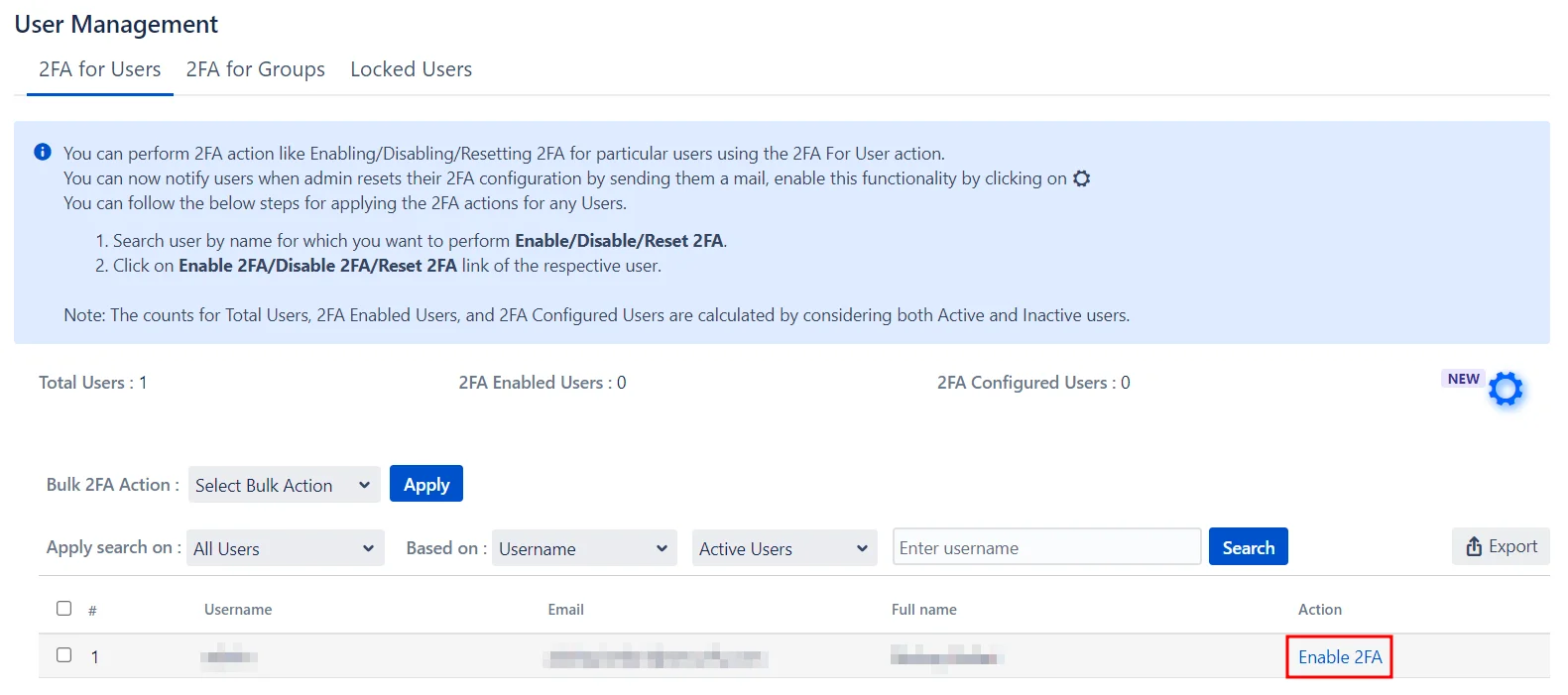 Setup Two Factor (2FA / MFA) Authentication for Confluence using OTP, KBA, TOTP methods settings