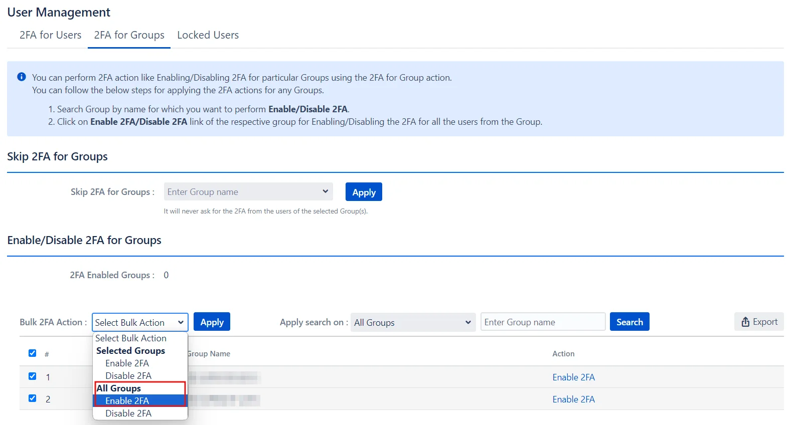 Setup Two Factor (2FA / MFA) Authentication for Confluence using OTP, KBA, TOTP methods settings