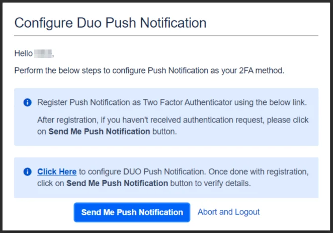 Duo Push Notifications