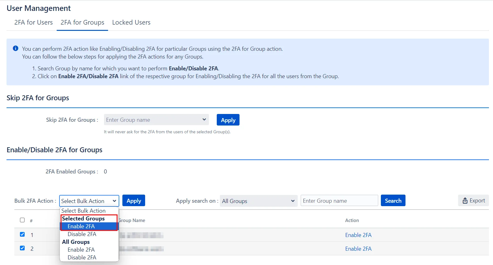 Setup Two Factor (2FA / MFA) Authentication for Confluence using OTP, KBA, TOTP methods settings