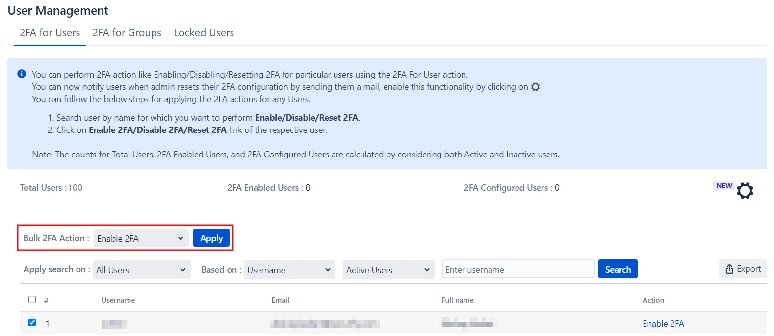 Setup Two Factor (2FA / MFA) Authentication for Confluence using OTP, KBA, TOTP methods settings