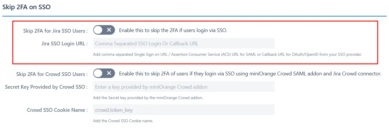 Setup Two Factor (2FA / MFA) Authentication for Jira using OTP, KBA, TOTP methods settings