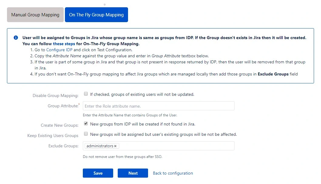 saml sso plugin jira, single sign on for jira, single sign on sso for jira saml, On the fly group mapping