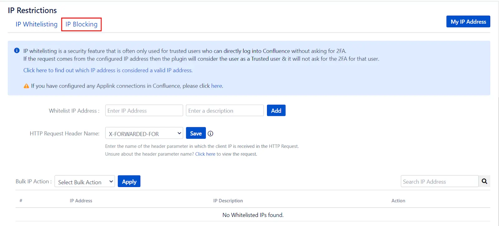 Setup Two Factor (2FA / MFA) Authentication for Confluence using OTP, KBA, TOTP methods settings