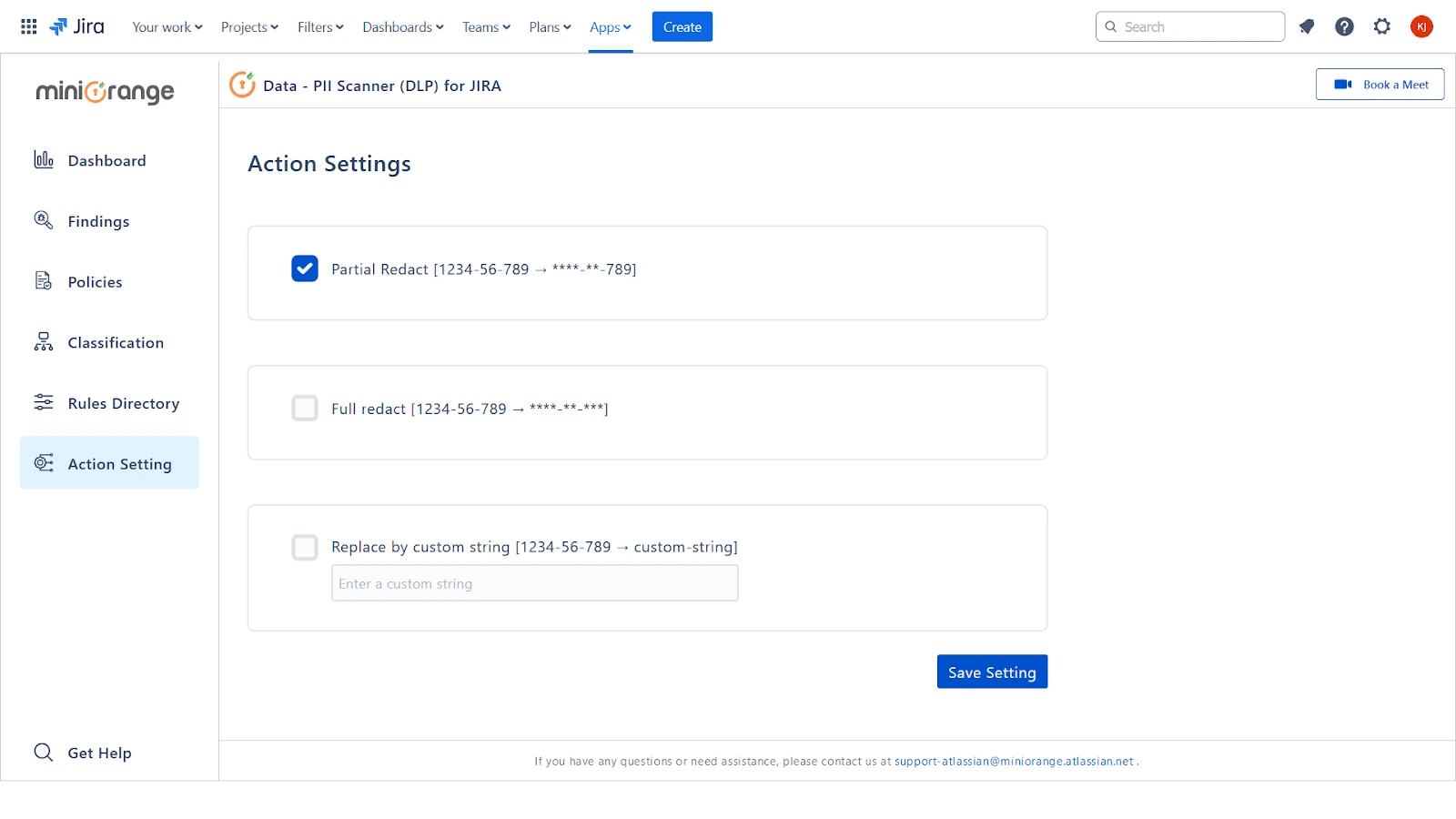 Jira Data Loss Prevention 