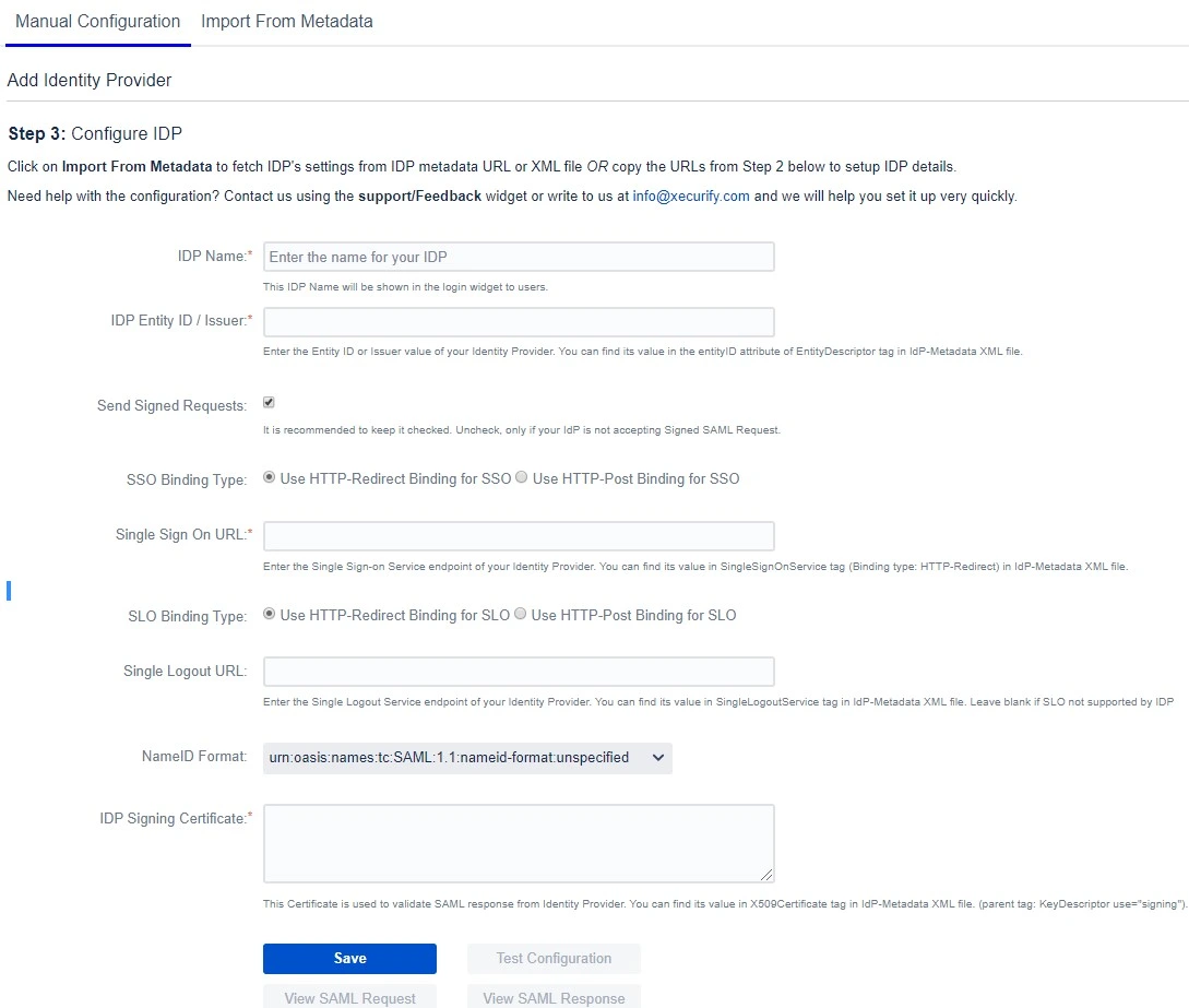 saml single sign on sso for jira,saml single sign on sso jira saml sso, Configure IDP Manually