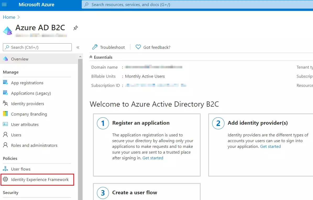 SAML Single Sign-On (SSO) using Azure AD B2C as Identity Provider (IdP),for SAML 2.0 Azure AD B2C, framework