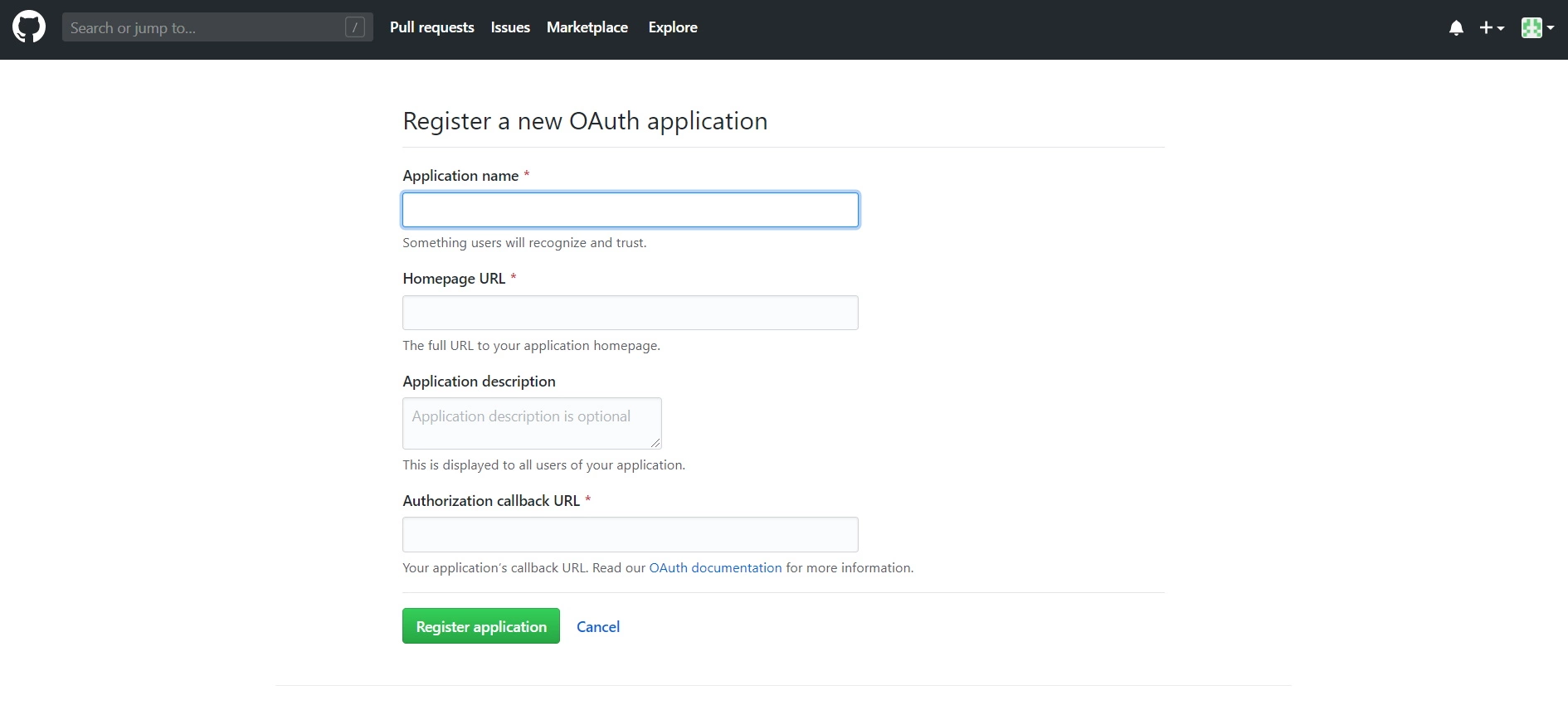 OAuth/OpenID/OIDC Single Sign On (SSO), GitHub Enterprise SSO Login Enter app credentials