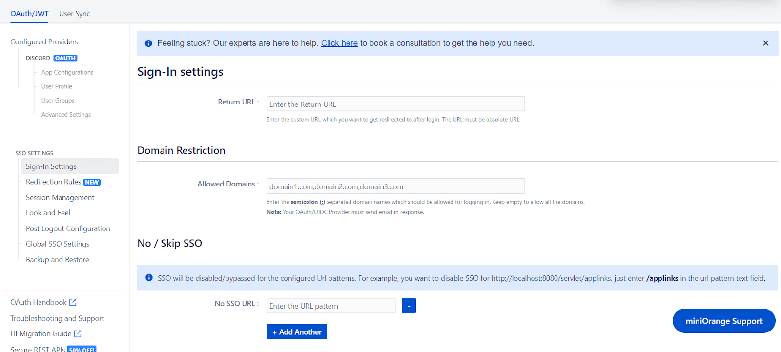 oauth authentication, single sign on login, OAuth / OpenID Single Sign On (SSO) into Jira , provision for configuring sign-in settings in the plugin