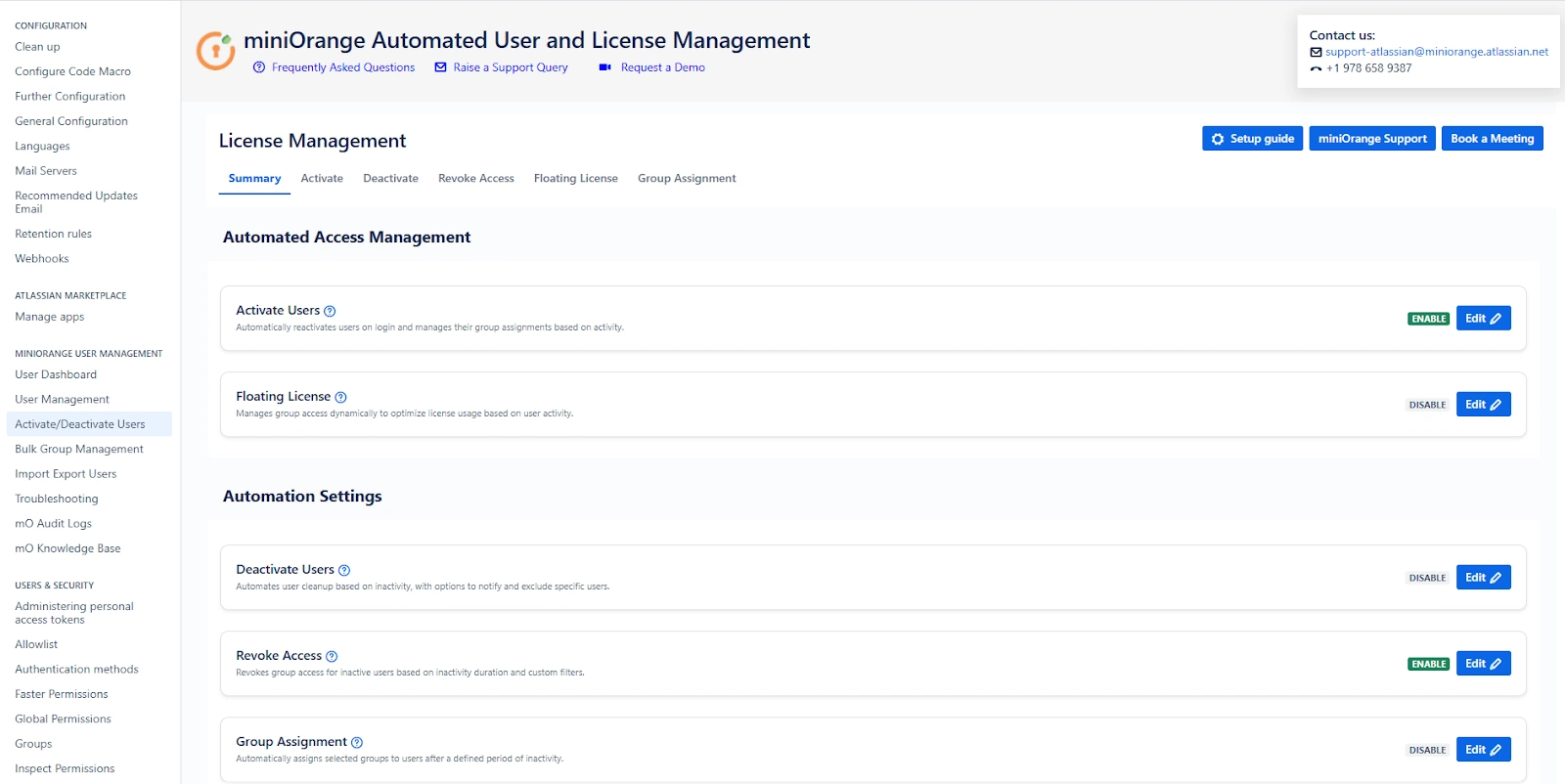 Auto License Management AUM