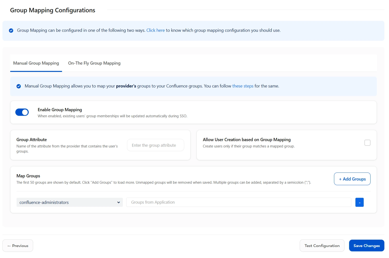 oauth client, open id oauth, open authentication oauth, OAuth / OpenID Single Sign On (SSO) into Confluence, Manual group mapping