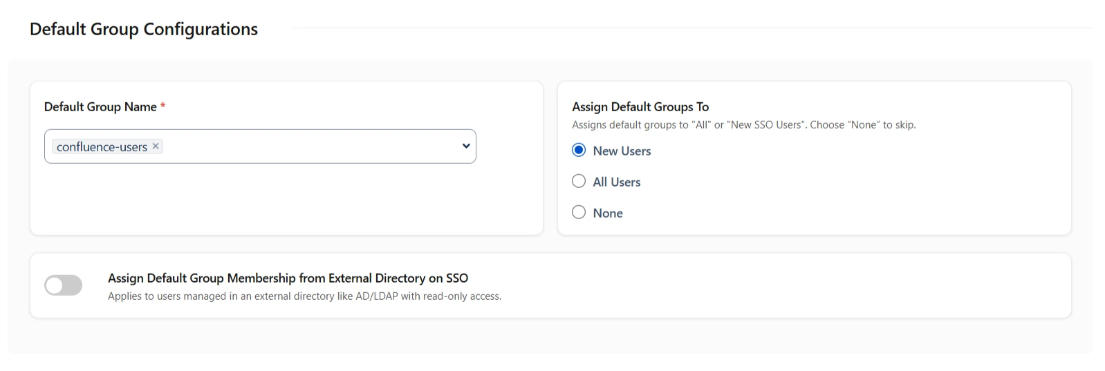 oauth api, oauth oidc, oauth sso, OAuth / OpenID Single Sign On (SSO) into Confluence, Default group