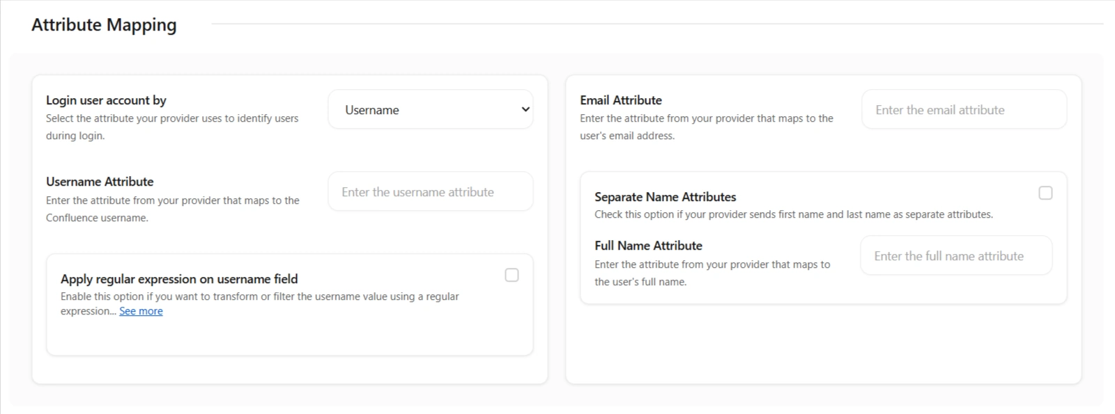 oauth 2.0, oauth authentication, OAuth / OpenID Single Sign On (SSO) into Confluence, User Profile Mapping tab of the plugin