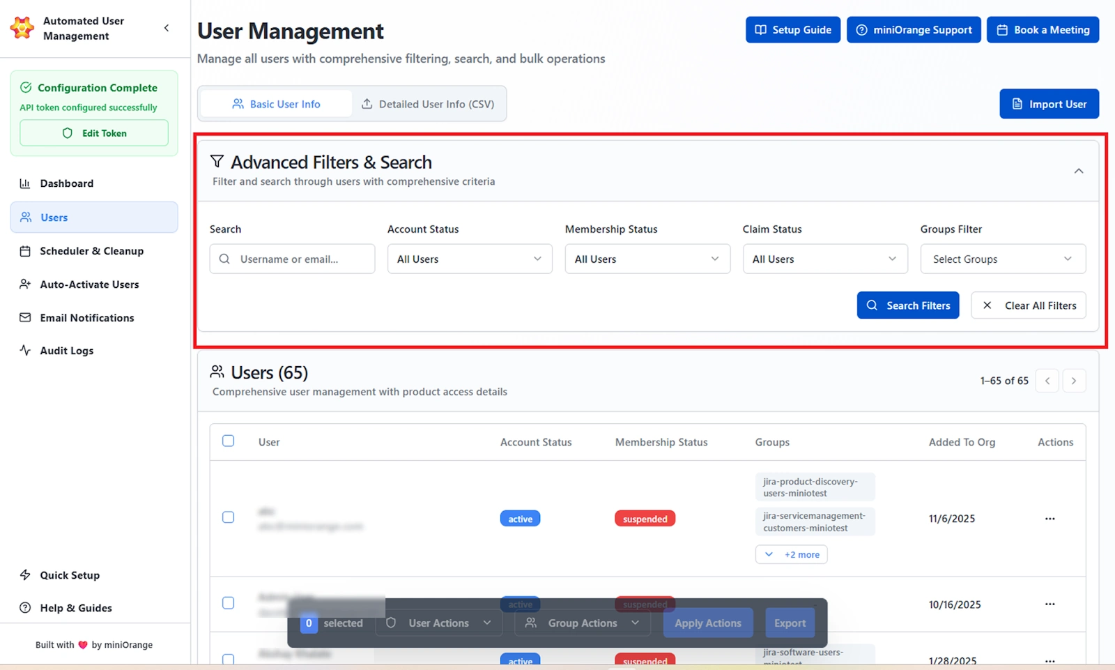 Jira Cloud Automated User Management