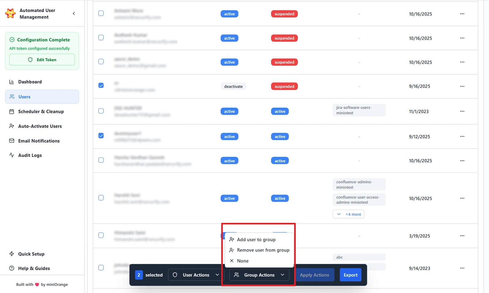 Jira Cloud Automated User Management