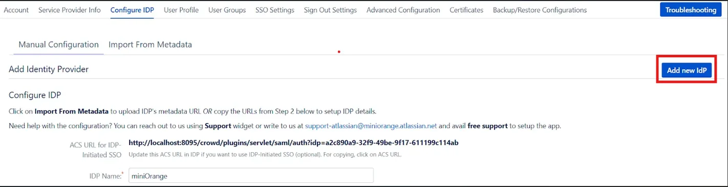 SAML Single Sign On (SSO) into Crowd, Add second IDP into Crowd