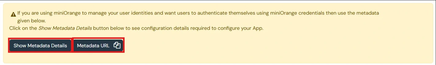 SAML Single Sign On (SSO) using miniOrange Identity Provider, miniorange SSO Login, Download IDP Metadata