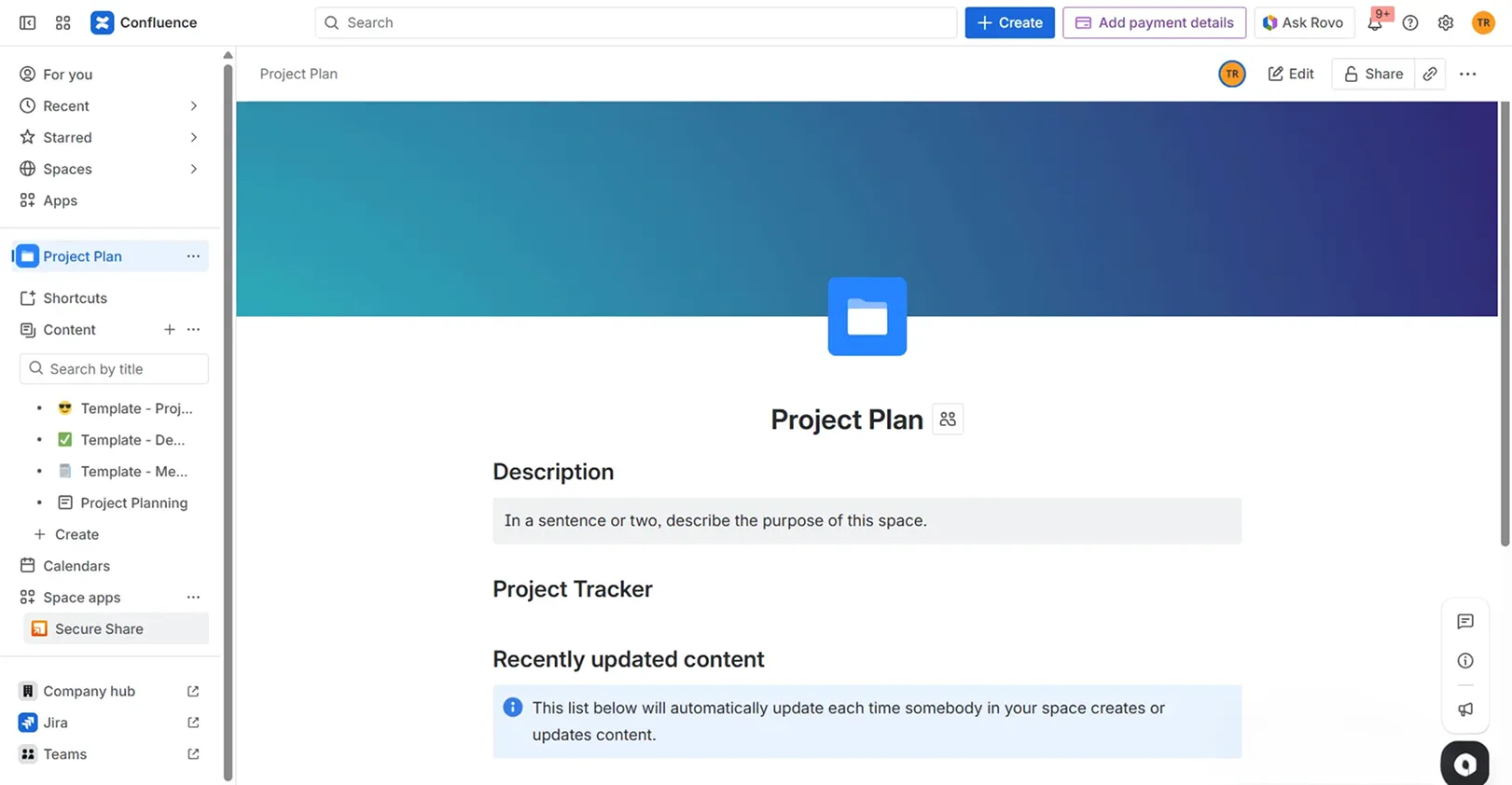 project plan