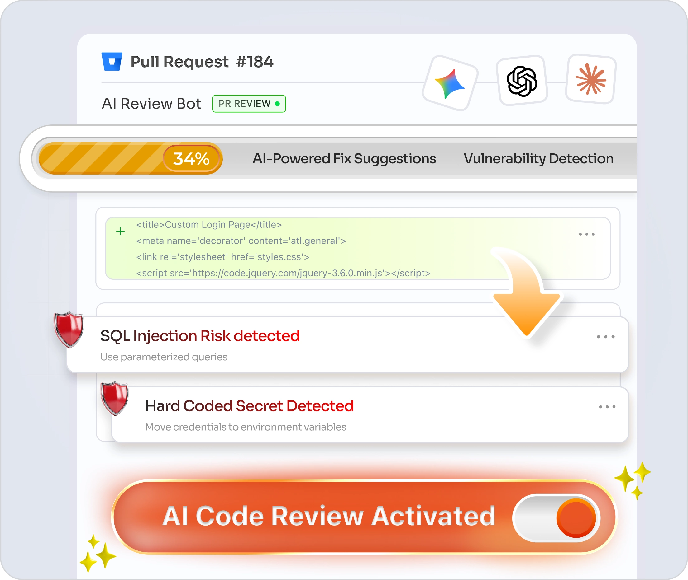 AI Code Review Banner