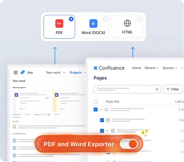 PDF and Word Exporter for Jira and Confluence