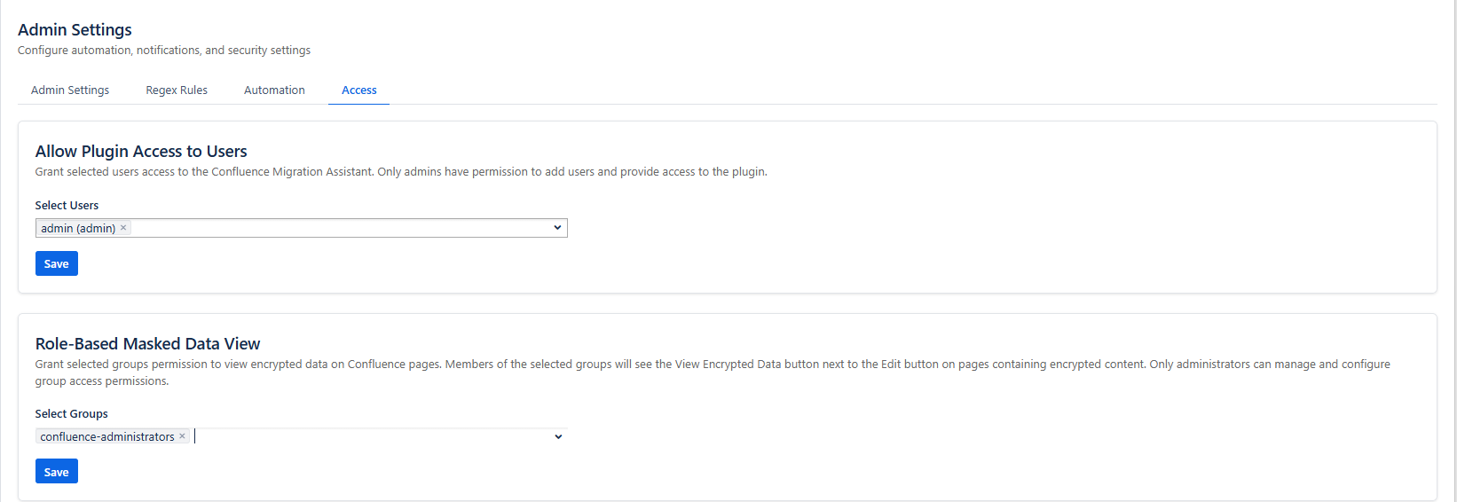 Migration Assistant Admin Access
