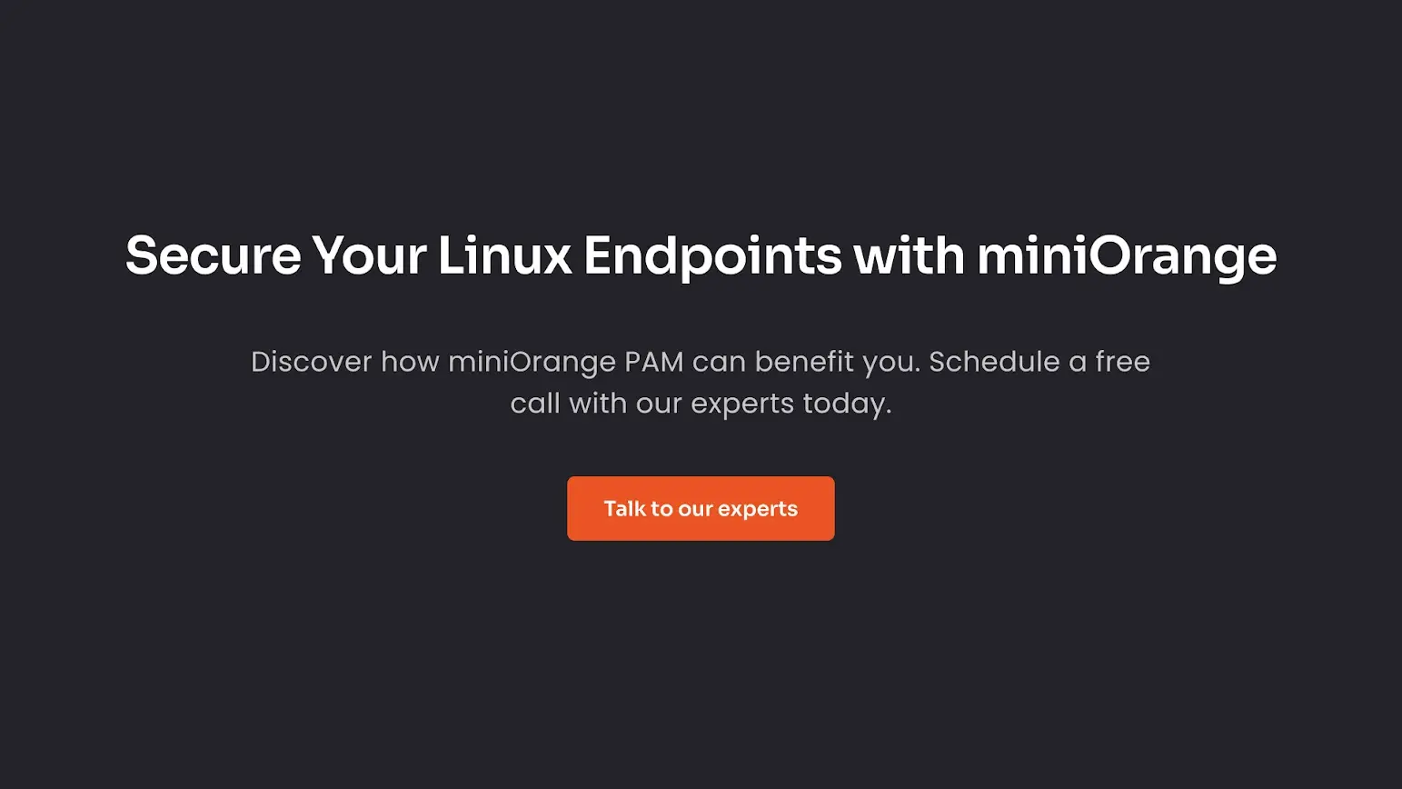 Secure Your Linux Endpoints with miniOrange