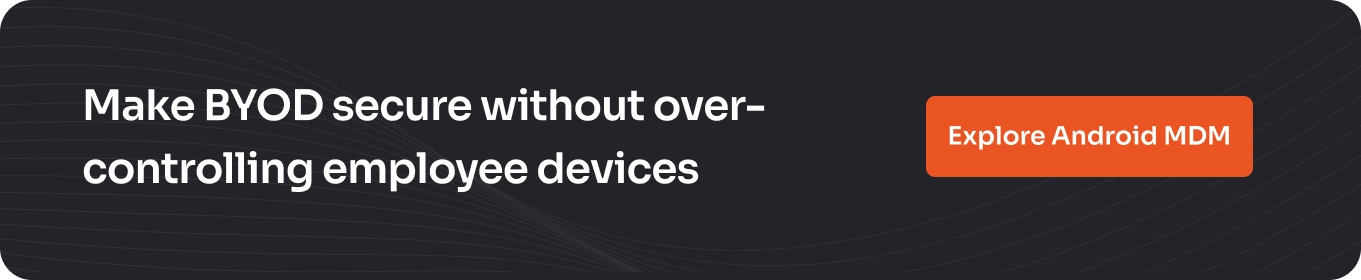 adding work profile android