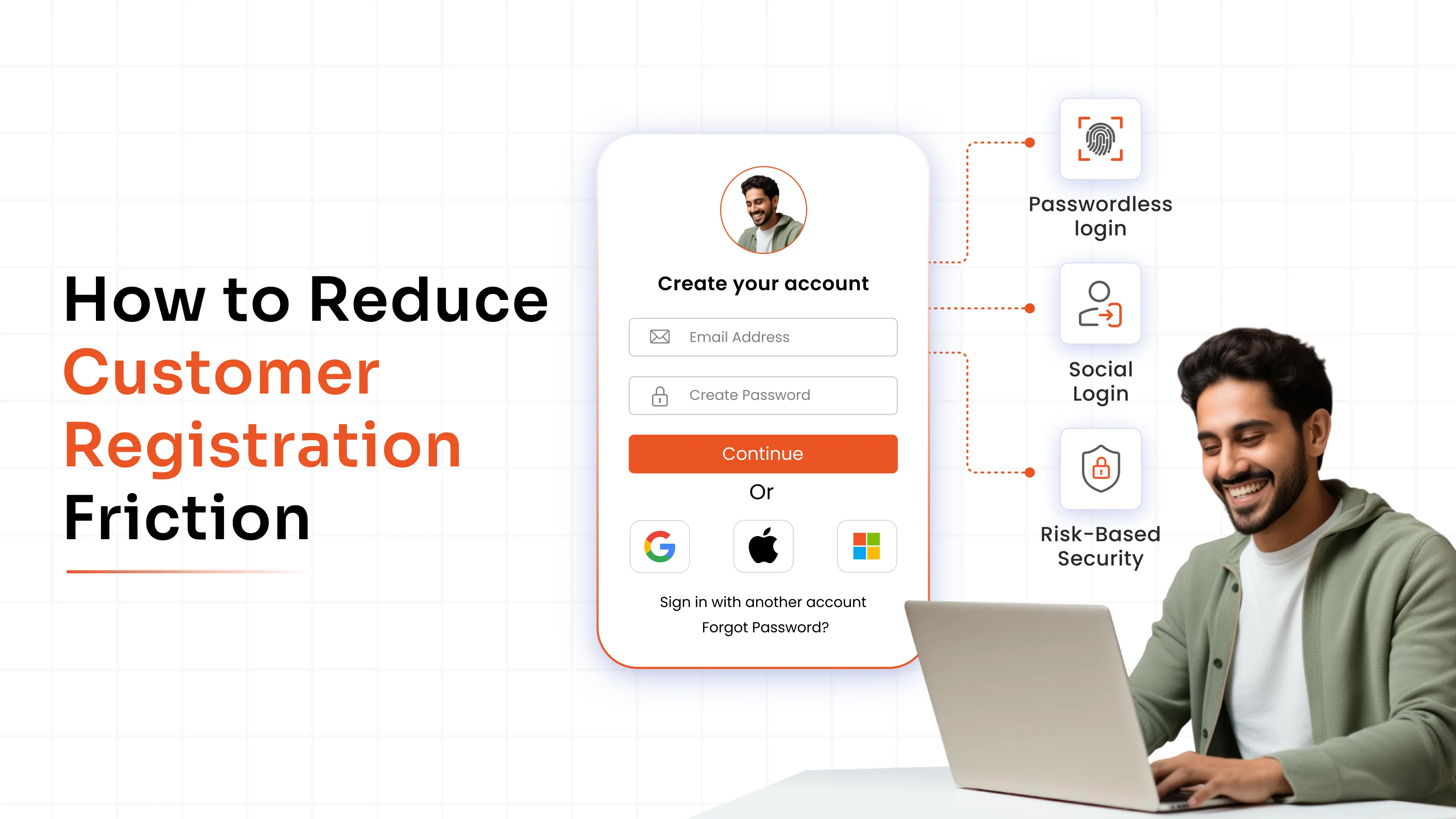 How to reduce customer registration friction without compromising security