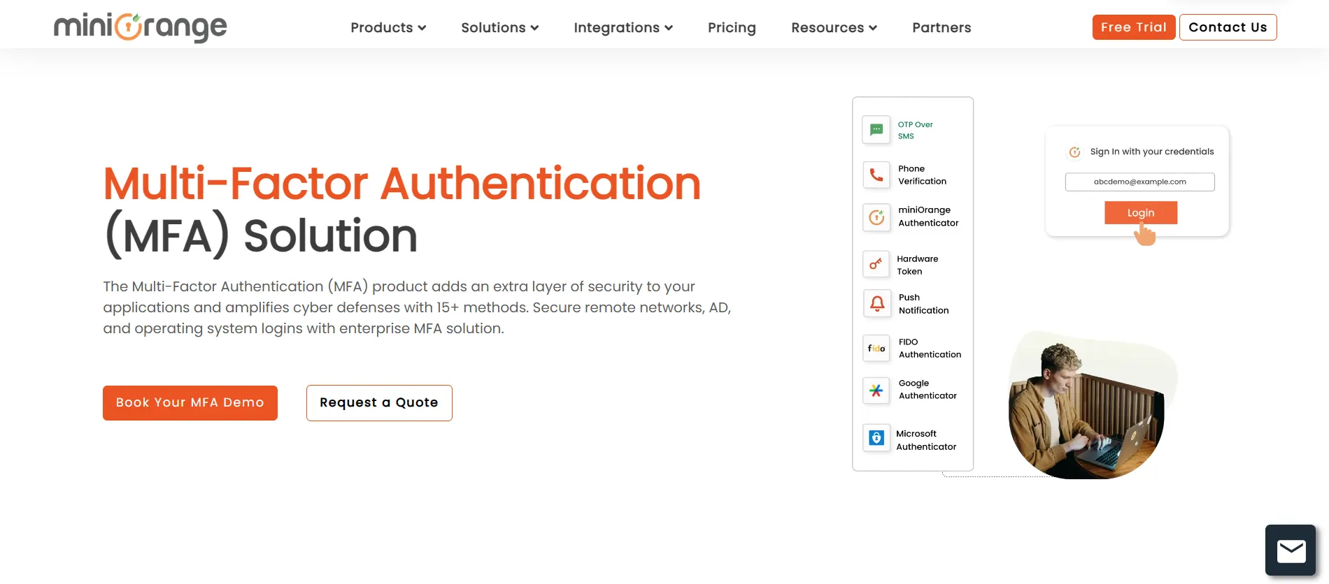 miniOrange MFA Solution