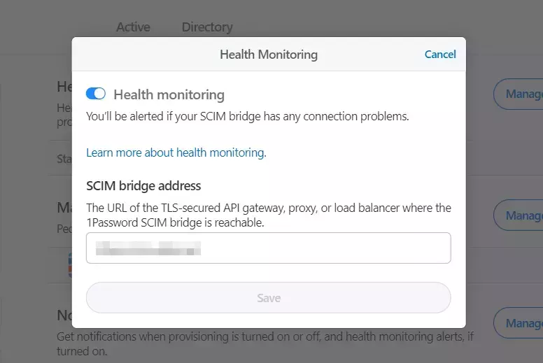 1Password SCIM Provisioning