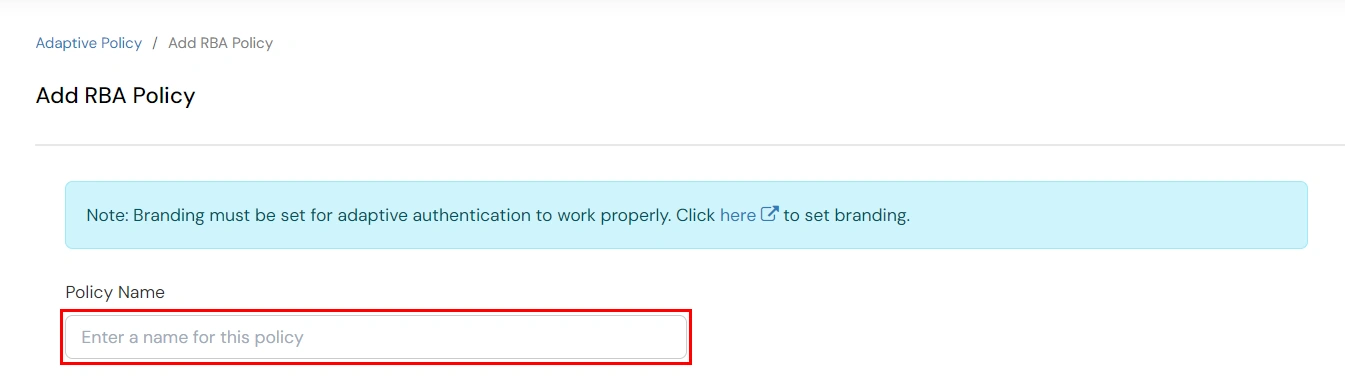 IP restriction for Salesforce: Add Policy name