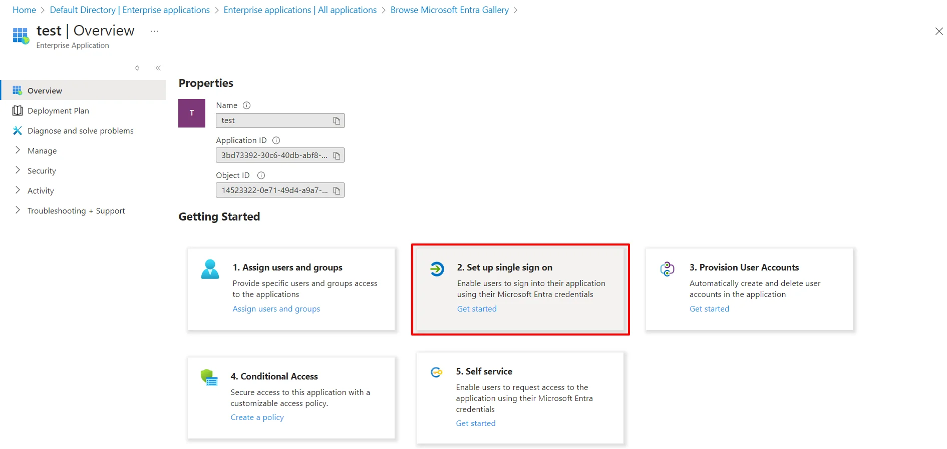 Azure AD Identity Provider : Setup SSO