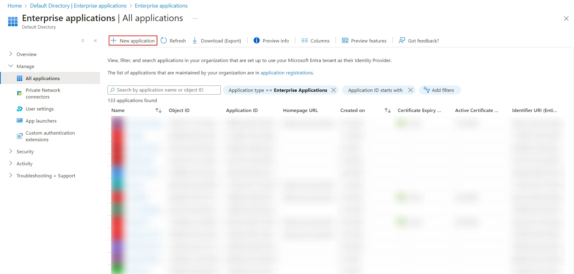 Microsoft Entra ID (Azure AD)  as IDP : Adding New Application