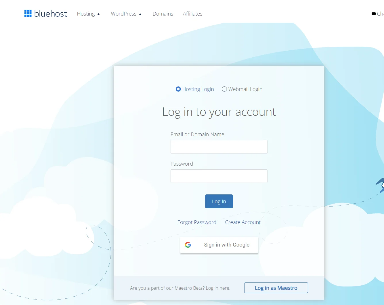 Single Sign On SSO for Bluehost SSO using Bluehost