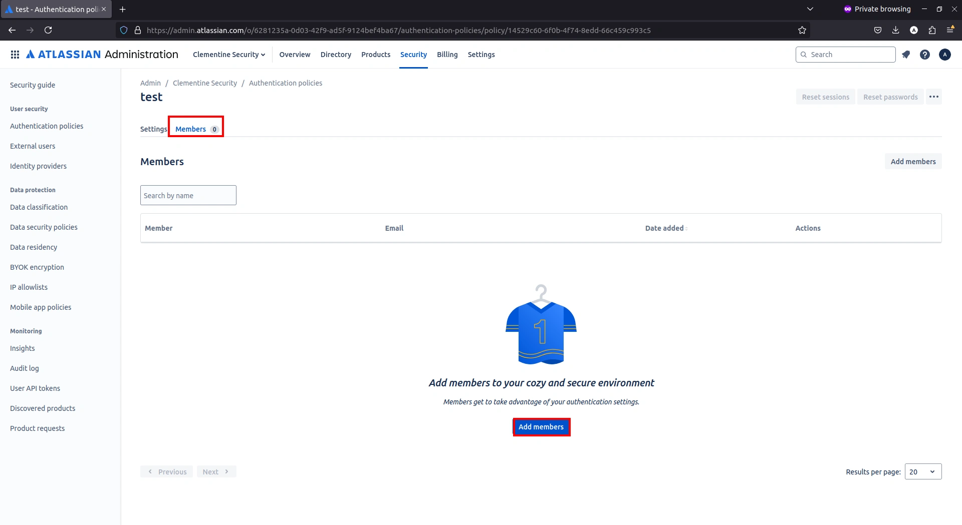 Atlassian CASB - add members