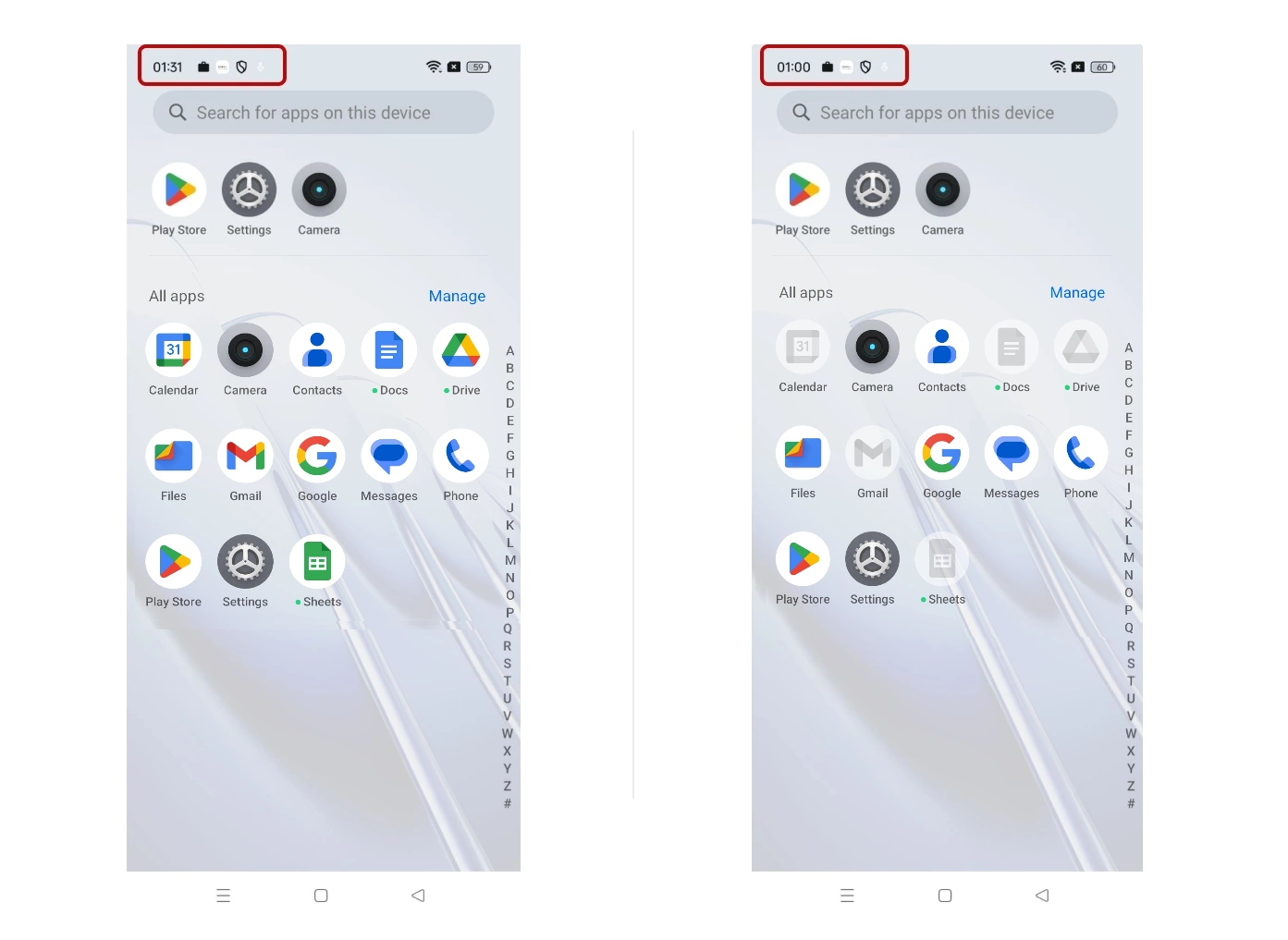 Testing device behaviour for company owned devices