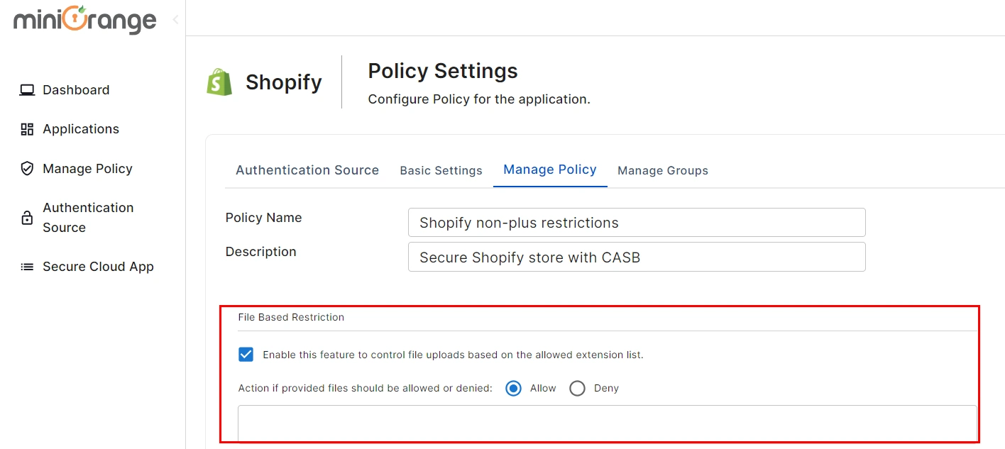 setup reverse proxy- click on authentication option