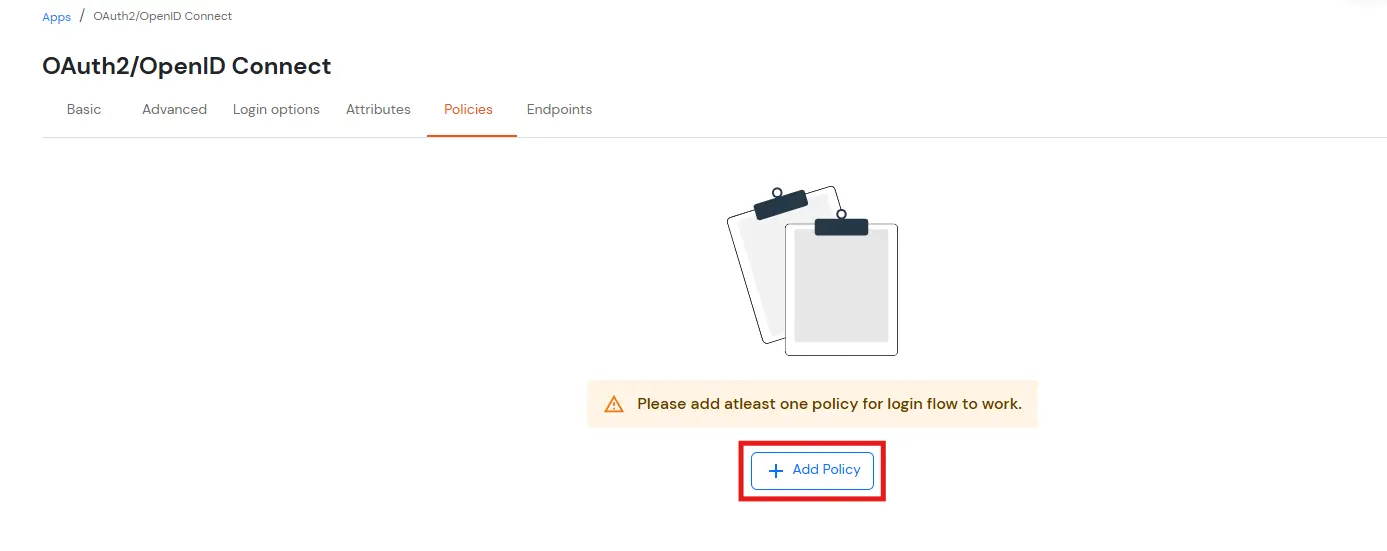 miniOrange Identity Platform Partner Portal Handbook: Go to Policies and Add Policy