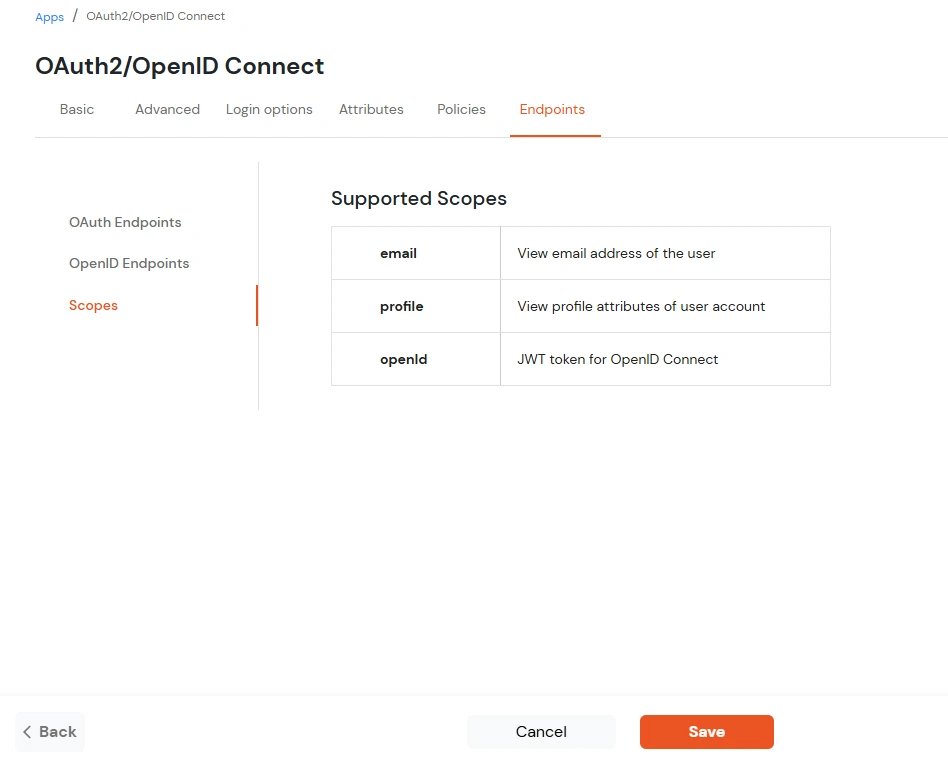 PL/SQL Single Sign-On (SSO) manage apps
