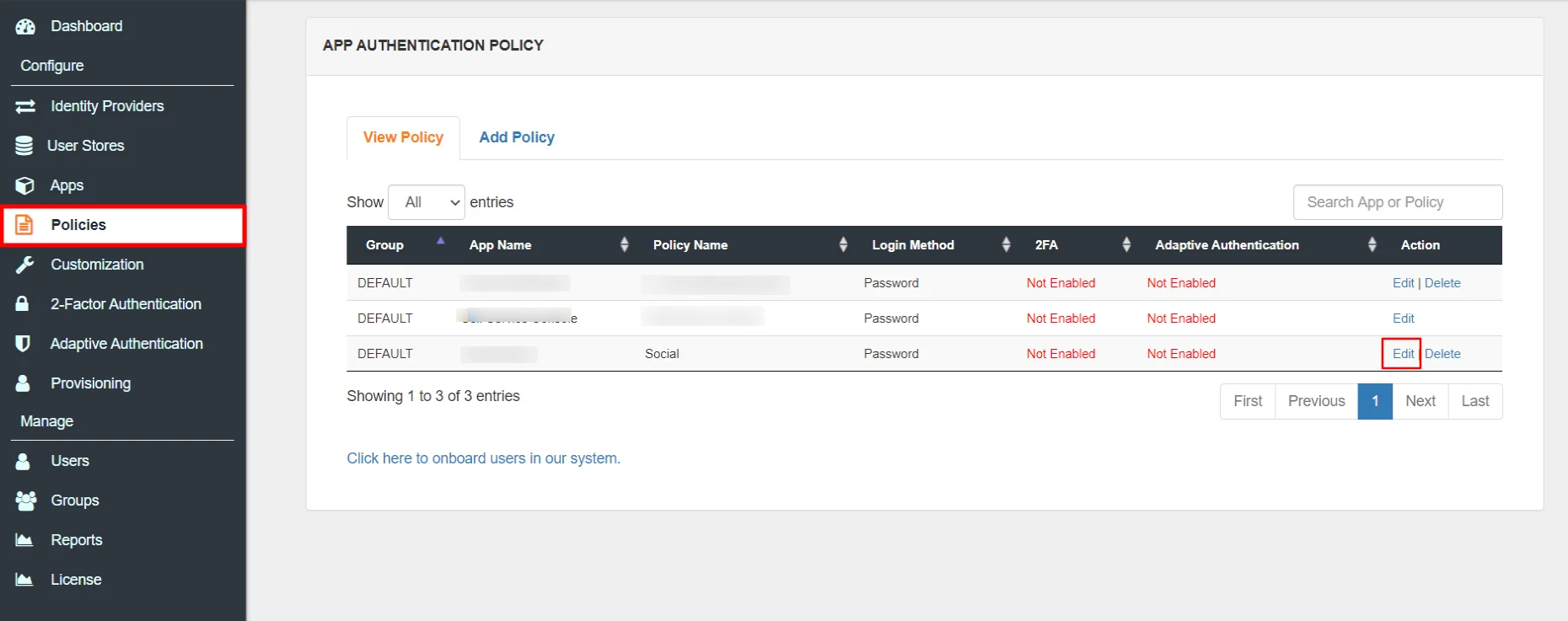 Amazon Web Services(AWS) Single Sign-On (SSO) Restrict Access adaptive authnetication policy