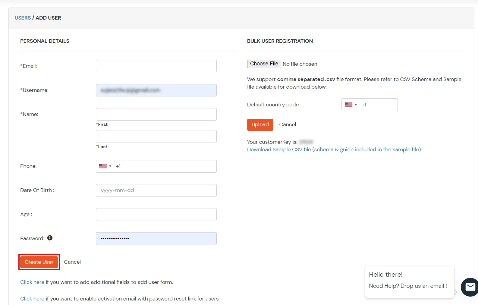 Amazon Web Services(AWS)Single Sign-On (SSO) add user details