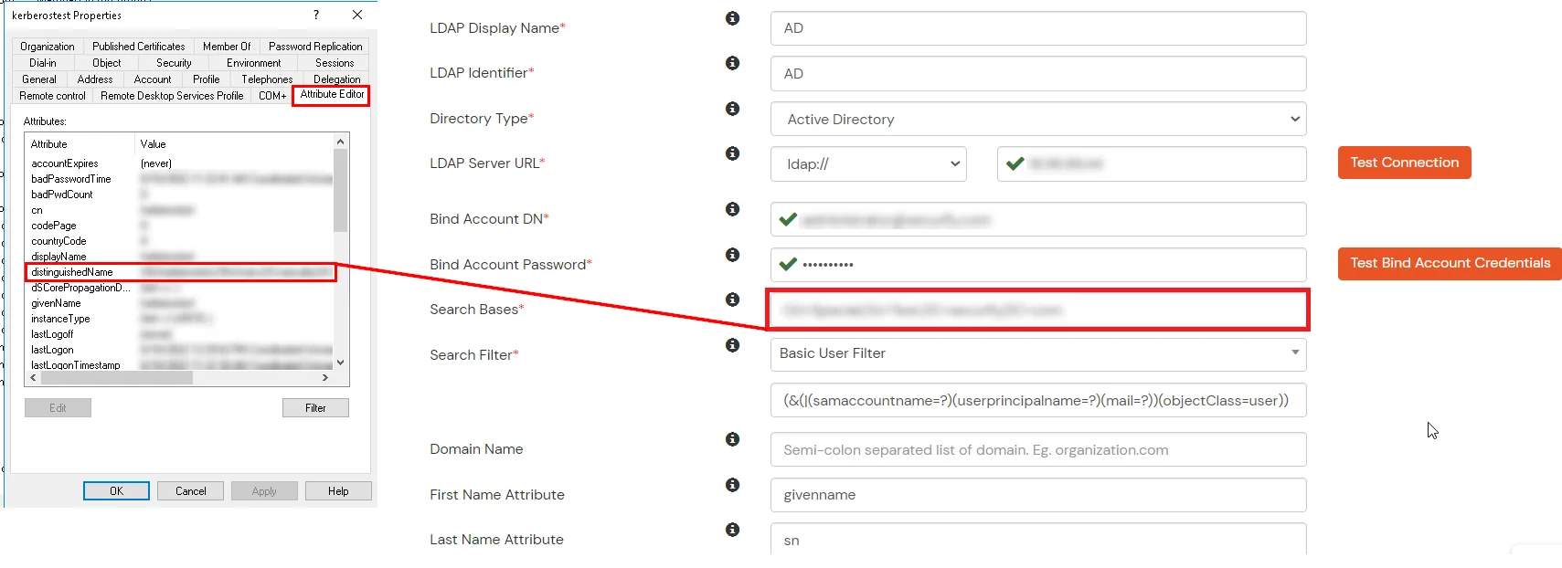 Klipfolio: Configure user search base