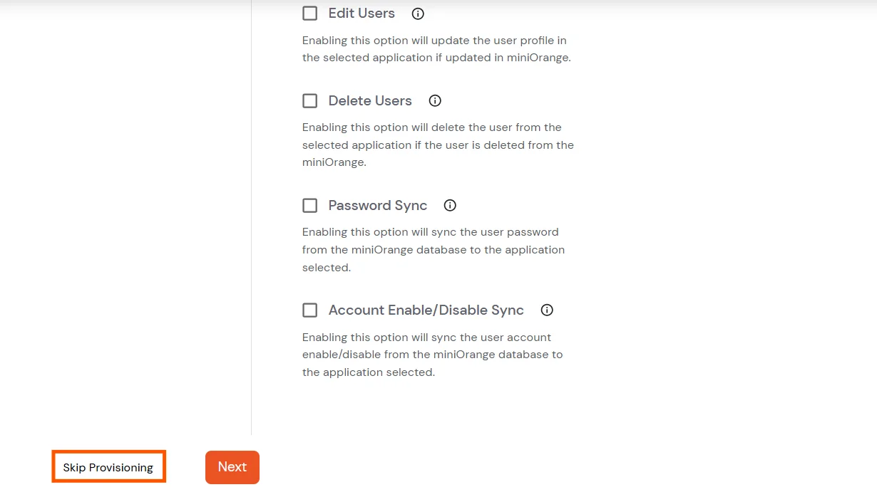 Apache Web Server : Click on Skip Provisioning Button